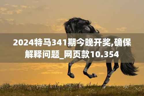 2024特马341期今晚开奖,确保解释问题_网页款10.354
